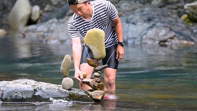 Japon taş ustası Kokei Mikuni’den: Taş dengeleme sanatı