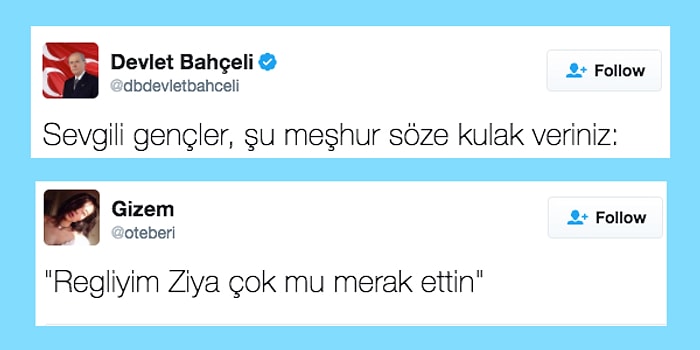 Devlet Bahçeli'nin Twitter'da Yaptığı Asisti Gole Çeviren 17 Kişi