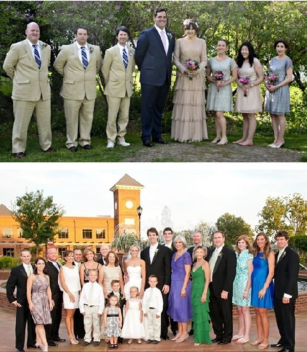 22. Фото с друзьями выглядят как постер к фильму "Гулливер и лилипуты"