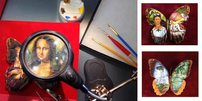 Самое хрупкое искусство: знаменитые картины на крыльях бабочек