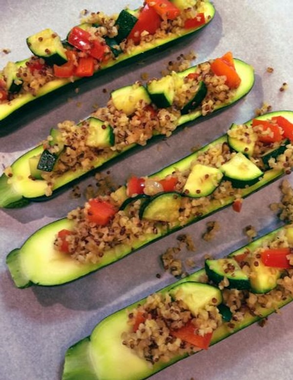 8. Цукини с киноа