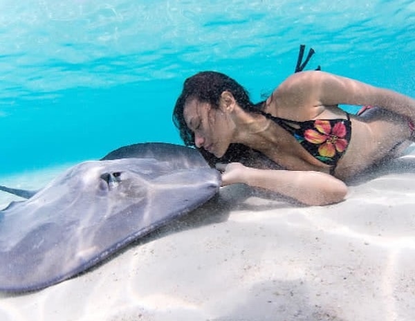 5. Девушка известна также как "королева скатов"