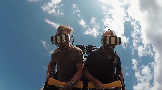 Roller Coaster ile Sanal Gerçekliğin Buluşmasıyla Ortaya Çıkan Muhteşem Adrenalinli Tren