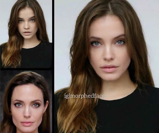 9. Barbara Palvin ve Angelina Jolie