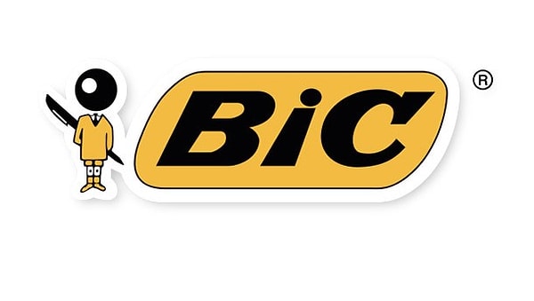 14. Паренёк на логотипе Bic (компания по производству шариковых ручек) выглядит так, будто он украл эту самую ручку.