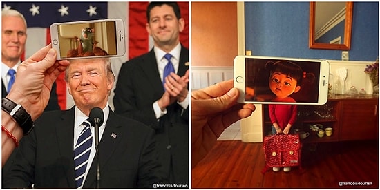 Disney Film Sahneleriyle Gerçek Hayatı Birleştiren Adamdan İnanılmaz Fotoğraflar