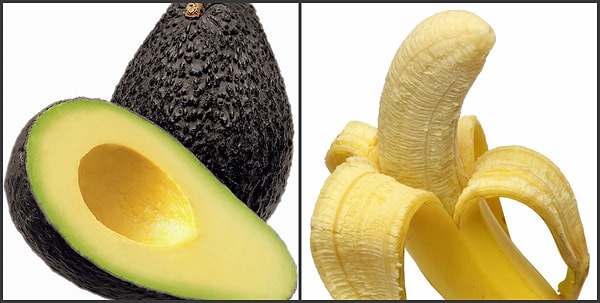 6. В авокадо больше калия, чем в бананах