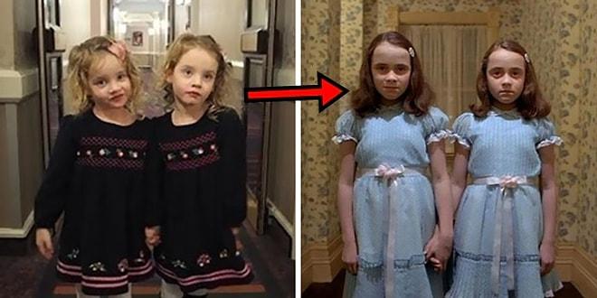 İkiz Kızlarıyla 'The Shining'den Sahneler Canlandırarak Otellerde Milleti Korkutan Baba