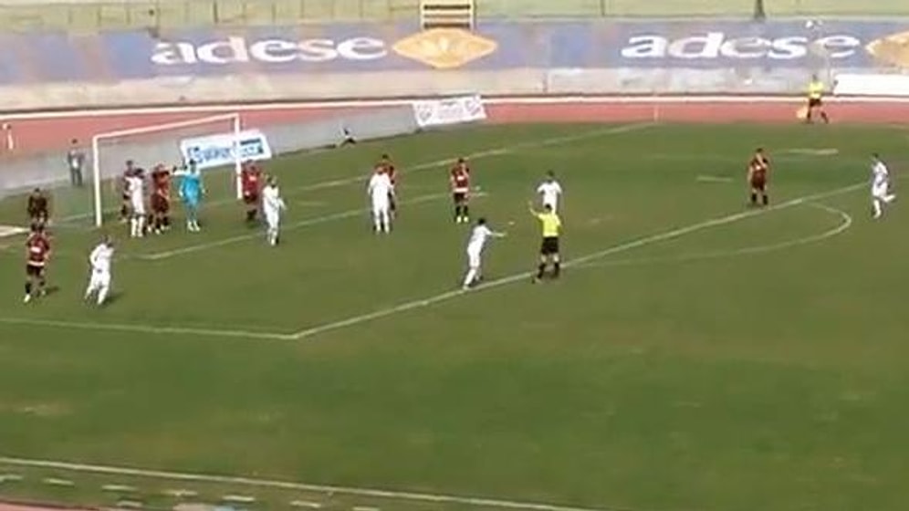 2. Ligde Hakemden Eşine Ender Rastlanan Karar! Kornere Giden Topa Gol Kararı Verdi