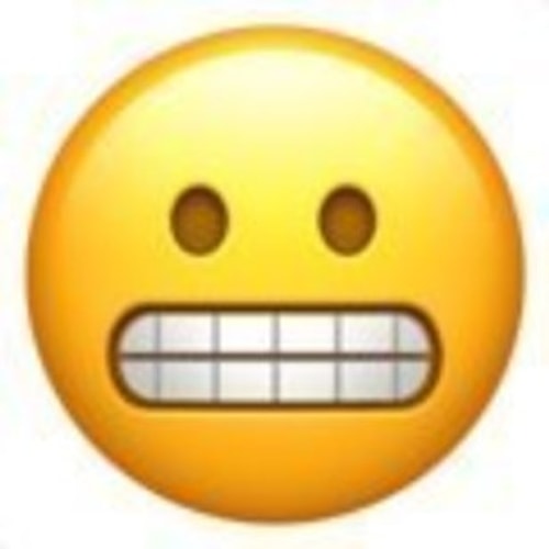 "Grimacing face"