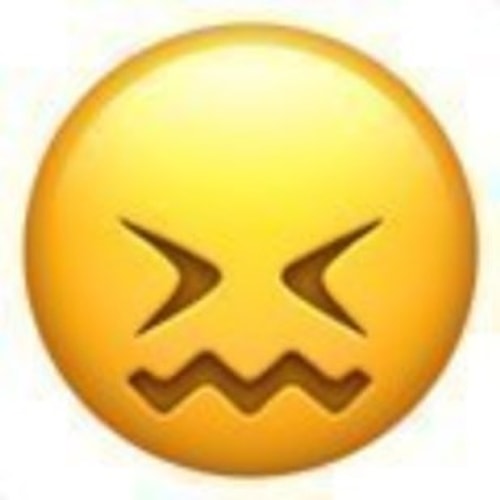 "Confounded face"