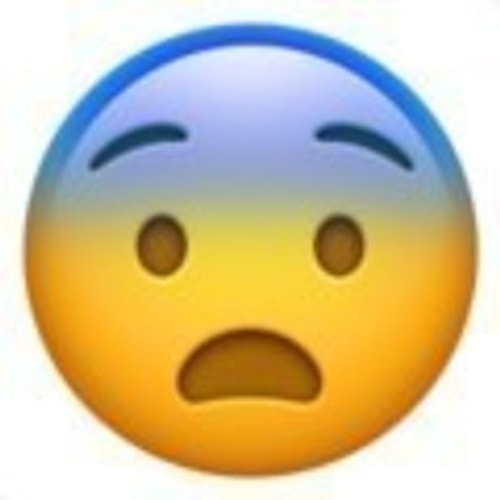 "Fearful face"