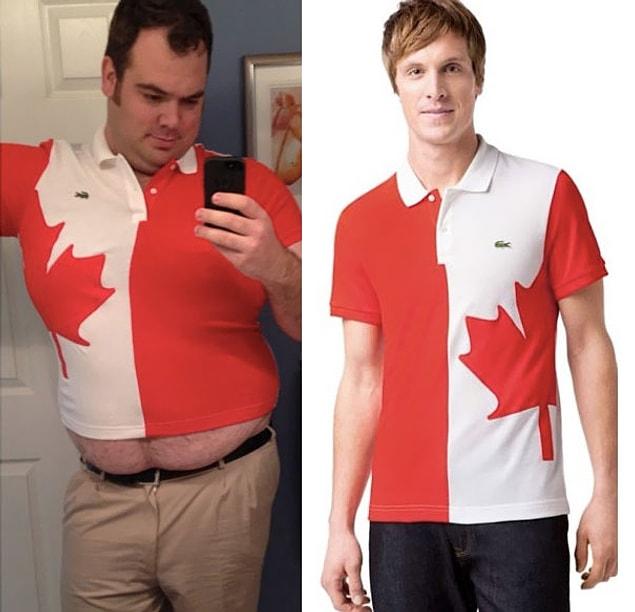 27. “My friend ordered a large t-shirt from Canada, this is what he got.”