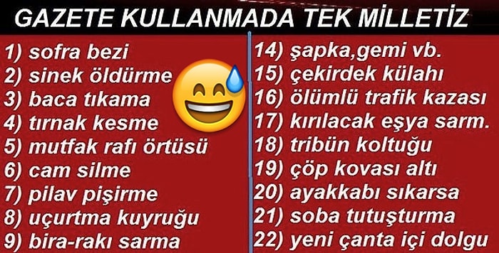 Pratik Zekalı Milletimizin Asıl İşlevi Haricinde de Çokça Kullandığı 18 Eşya