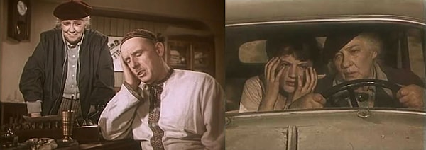 8. "Осторожно, бабушка!" – "Be carefull, Grandma!"