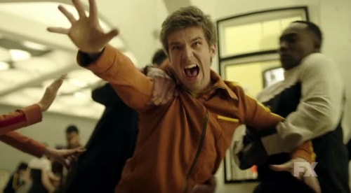 The Legion comic books are part of the X-Men universe, since David is the son of legendary mutant Professor X.