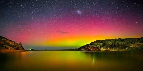 В Австралии и Новой Зеландии наблюдали редкое южное сияние