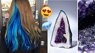 Bize Kuaför Yolu Göründü: Saçınıza Muazzam Renkleri Gizleyecek Değerli Taş Trendi!