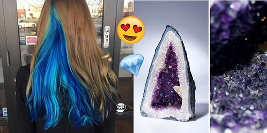Bize Kuaför Yolu Göründü: Saçınıza Muazzam Renkleri Gizleyecek Değerli Taş Trendi!