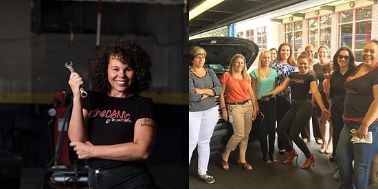 Arabanız Tamir Edilirken Manikür Pedikür Yaptırabileceğiniz Kadın Tamirhanesi