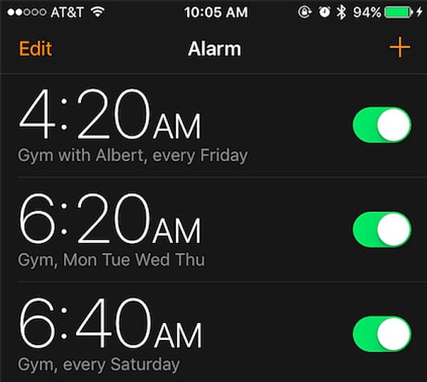 9. Возьмите за правило заниматься по утрам, ведь такие тренировки считаются более продуктивными.