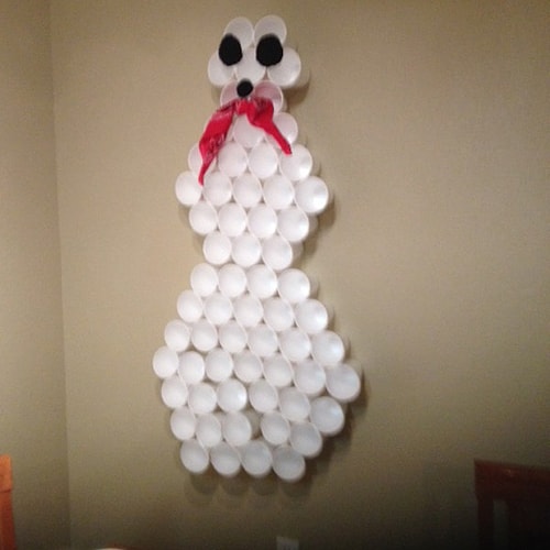 When it told us that we could do creative things with recycled materials:
