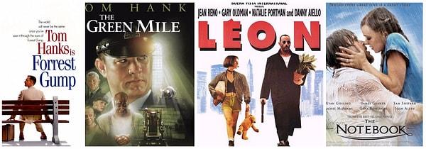 Forrest Gump-The Green Mile-Leon-The Notebook