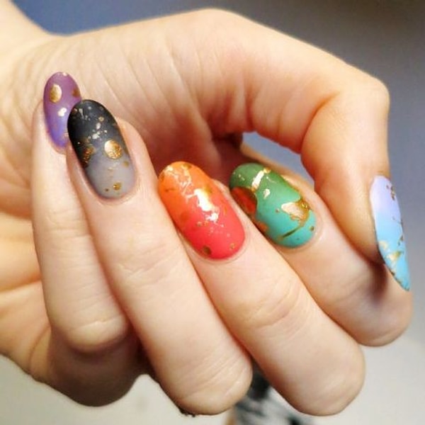 1. Металлические брызги