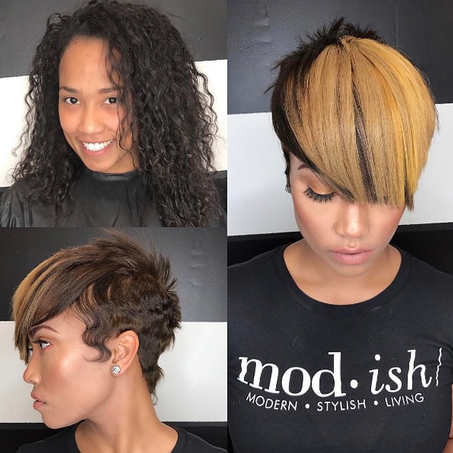 9. Short hair is just so versatile. 👏👏👏