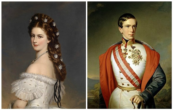 5. Елизавета Австрийская и Франц Иосиф I