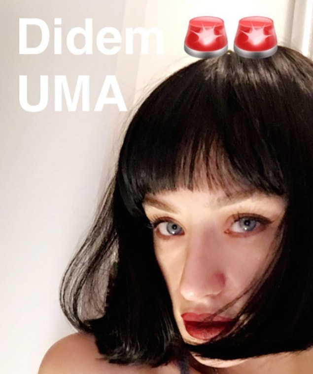 4. Bazen bir bakıyorsunuz Uma Thurman olmuş!