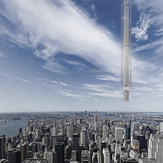 Clouds Architecture Office has proposed the tower will house residences and offices, powered by space-based solar panels, constantly exposed to sunlight due to the curvature of the Earth.