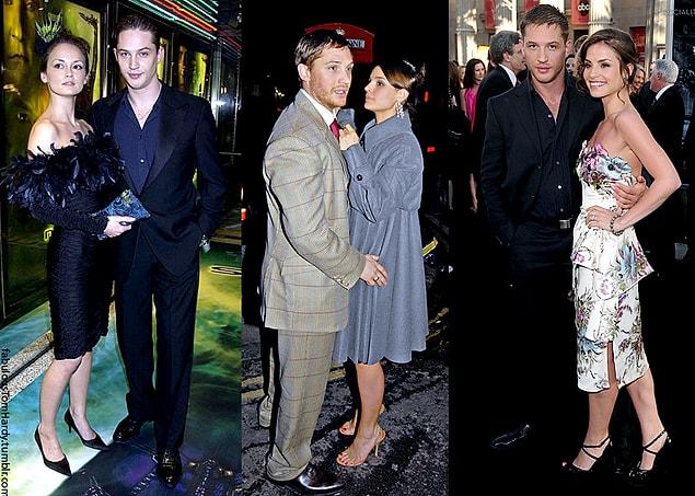 1. It might seem like Tom Hardy got married to the same person 3 different times but those women are not the same.