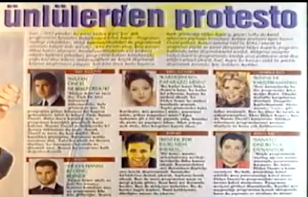 8. Özcan Deniz, Seda Sayan, Ebru Gündeş gibi ünlülerin protesto ettiği show programı hangisiydi?