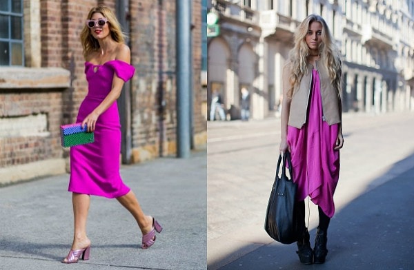 8. Не забывай и о ярких цветах, особенно популярны фуксия, коралловый и жёлтый.