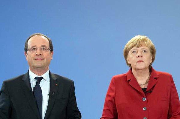 Merkel ve Hollande’dan ortak açıklama: 'Sorumlusu Esad'
