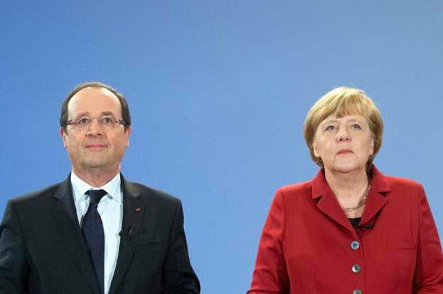 Merkel ve Hollande’dan ortak açıklama: 'Sorumlusu Esad'