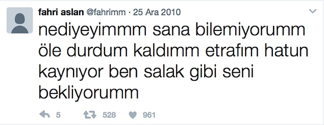 5. Anlıyorum Fahri Abi üzgünsün, sinirlisin ama bu taktiğin tuttuğunu görmedim hiç.