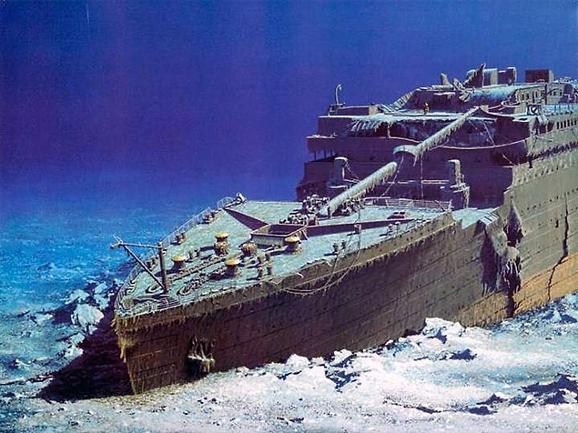 «Титаник», Северная Атлантика