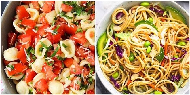 Salata ve Makarna İkilisinden Aç Bünyeleri Doyurma Garantili 12 Makarna Salatası Tarifi