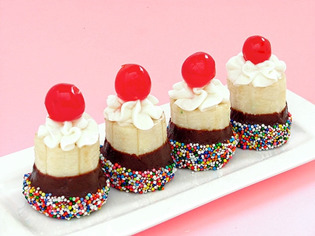 6. Muzdan süslü cupcake!
