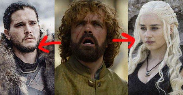 7. Jon, Tyrion ve Daenerys üç başlı ejderha olacak.
