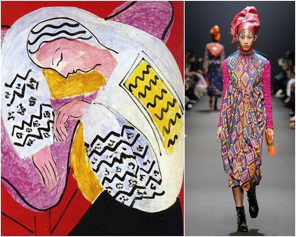 6. "Сон", Анри Матисс. Образ из коллекции Manish Arora