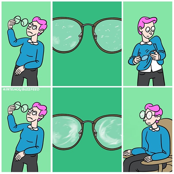 13. Протереть очки и не сделать еще хуже - стоит неимоверных усилий