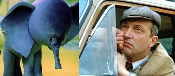 12. Слоненок - Михаил Козаков, "38 попугаев".