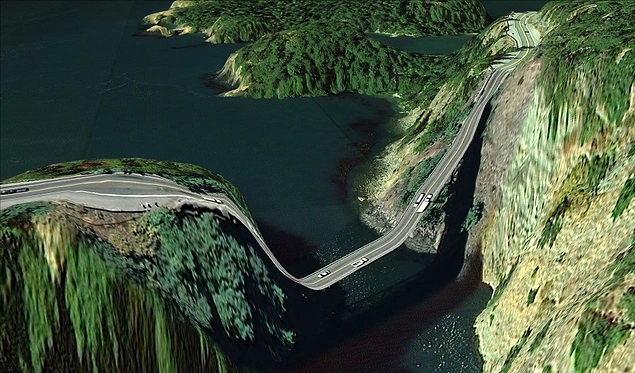 A bridge in Island County, Washington