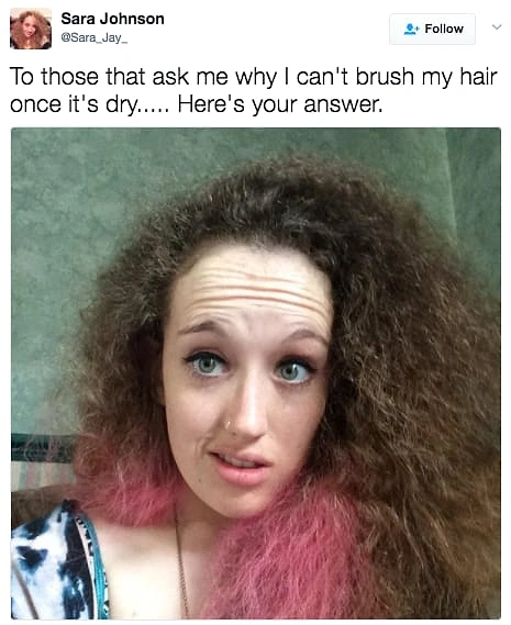 19 Struggles All Girls With Thick Hair Know To Be True Onedio Co