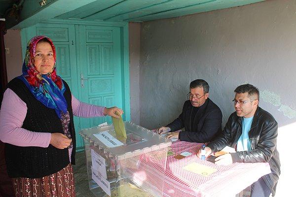 1. Manisa'nın Demirci ilçesindeki mahallede 12 dakikada oylamanın bittiği sandık 👇