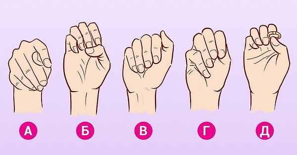 Выбирай понравившийся жест!