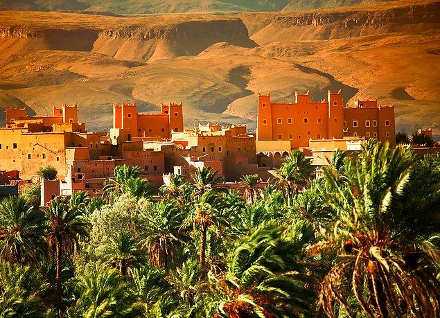 10. Dağların arasında saklı kalmış, Berberi kültürünü yakından görebileceğiniz; Atlas Dağları